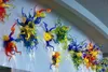 Multi Color Blown Glass Wall Lamps Colorful Murano Art Glass Wall Lights with LED Bulbs Modern Crystal LED Wall Sconce