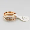 Geometric Design Women Fashion Wedding Ring Rose Gold Ring Titanium Steel Rings For Women Summer Engagement Jewelry R044