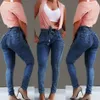 Wysoka Talia Dżinsy Kobiety Streetwear Bandaż Denim Plus Rozmiar S-5XL Dżinsy Femme Pencil Spodnie Skinny Jeans Lady