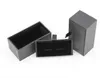 Wholesale 100 pcs/lot Black Cufflink Box Cufflink Gift Case Holder Jewelry Packaging Boxes Organizer Black Cufflink