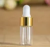 クリアドロッパー1ml 2ml 3mlミニガラス瓶エッセンシャルオイルディスプレイバイアル小血清香水ブラウンサンプル容器