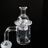 최신 높은 품질 25mm of quartz banger 손톱 회전 carb 모자와 루비 terp 진주 10mm 14mm 18mm 여성 남성 흡연 액세서리