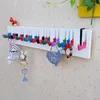 Haken rails 1 stks decor haak mode houten hangers piano ontwerp hoed jas muur mount rek hanger creatief huishoult1