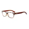 Hurtownia-9608 Anti-Blu-ray Square Retro Moda Bambusa Mężczyźni Okulary Okulary Przeciwsłoneczne Drewniane okulary Trzy Kolory JW