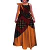 Summer Dresses Dashiki African Long Dress For Women Maxi Dress Bazin Riche Sling Party Dress For Femme WY4032