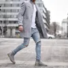 Männer Lange Wollmäntel Einfarbig Casual Business Jacken Jacke Mode Kleidung Outwear Strickjacke Mäntel Plus Größe 3XL1835419