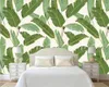 Beibehang papier peint personnalisé 3d moderne minimaliste forêt tropicale plante feuille de bananier jardin mural fond papier peint tapety