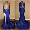 royal blue vintage aftonklänningar