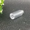 Mini Tube vide de brillant à lèvres transparent, 0.8ML, 50x13mm, noir, argent, or, bouchon en plastique, bouteille de baume à lèvres, échantillon de rouge à lèvres, conteneur cadeau 101