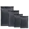 NUEVAS bolsas de mylar de plástico negro Bolsa con cremallera de papel de aluminio para almacenamiento de alimentos a largo plazo y protección de coleccionables 8 colores de dos lados