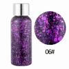 Handaiyan Holographic Mermaid Glitter oogschaduw gel Body Face Oog Vloeistof Loose Sequgen Pigmenten Make -up Cream Festival Gems 96PCSL8074962