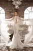 Elihav Sasson Meerjungfrau-Hochzeitskleider mit Wickelspitze, appliziert, transparenter Ausschnitt, böhmisches Hochzeitskleid, Illusion, rückenfrei, Boho-Brautkleider