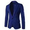 Ternos masculinos Blazers Men Terne Blazer Jacket Button Single Moda Slim Business Wedding Party Party Casual Style Tamanho Asiático