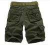 Venda por atacado homens carga do exército trabalho casual shorts homens moda esportes calças gerais plus size