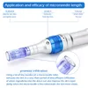 Più nuovo Wireless DermaPen Potente Microneedle Mesopen Ago Cartuccia Dr pen Ultima A6 Sostituibile EU US UK AU plug