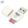 Hochwertiger Mini-USB 2.0-Kartenleser für Micro SD-Karte TF-Kartenadapter Plug and Play Bunte Wählen Sie aus für Tablet PC 300pcs / lot