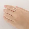 10 st/parti nya mode retro ringar tillbehör smycken geometri triangel ringar för kvinnor flickor knuckle midi ring koreanska festgåvor r001