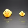 Canard d'eau de bain pour bébé, jouet de haute qualité, sons, Mini canards en caoutchouc jaunes, jouets de bain pour enfants, cadeaux de plage, 2021 CM, 3.5