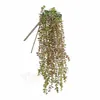Mode Künstliche Blumenrebe Gefälschte Seide Silber Dollar Eukalyptus Hängende Grünpflanze für Hochzeit Dekorative Blumen PartywareT2I5618