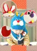 Unisexe enfants hiver chaud bébé chapeau et écharpe ensemble bébé lapin tricot Bonnet Bonnet chapeaux chauds pour enfants cou YD0437