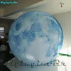 Ballons de fête boule de lune gonflable géante 3m/6m Air Blow Up éclairage par Satellite lune gonflée avec lumière LED