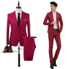 Mens Blazers Mode Bruiloft Suits Prom Stuk Bruidegom Tuxedos GroomsMen Suit 2 Wholesale Supply Suit Set Mens Leisure