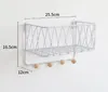 Nordic Simple Iron Mesh Storage Houders Wandplaatsingsframe Home Afwerking Frames Haak Mand