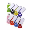 Free Engraved Logo 50PCS 128MB/256MB/512MB/1GB/2GB/4GB/8GB/16GB Swivel Metal USB Drive 2.0 Memory Flash True Storage