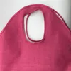 3 färger Jute Beach Tote Stora kvinnor Big Size Shopping Bag Casual Beach förvaring Bagagepåsar LX6489