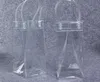 Пластиковая сумка для льда Одиночная бутылка Ледяная вина Охладитель PVC Пивной Охладитель Сумка Ледяной Гель Сумка Прозрачные прозрачные мешки с ручкой Напиток Напитки
