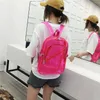 المرأة حقيبة سيدة جديدة فتاة شفافة واضحة PVC مدرسة على ظهره حقيبة أزياء للماء سفر هوليداي بيتش الظهر لون كاندي