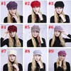 Fashion-Fashion Трикотажное Бейсбол Hat женщин зимы теплые шапочки шляпы Открытый Мягкая TrCrochet Ski Cap Christmas Party CapsT9C00160