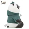 Poupée Panda avec vêtements en peluche, Animal en peluche mignon, oreiller, coussin, fête de mariage, noël, cadeau d'anniversaire pour enfant, ornement de décoration