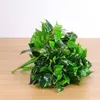 Falso artificial plástico verde hierba planta flores decorativas pared casa oficina jardín decoración 7 estilo