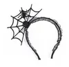 Kadınlar Cadılar Bayramı Bandı Örümcek Web Çiçek Saç Hoop Parti Süsler Cosplay Dantel Peçe Topper Yeni Saç Aksesuarları GB1121
