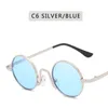 Lunettes de soleil polarisées rondes classiques Vintage pour hommes et femmes, monture métallique, verres noirs, pour la conduite, nouvelle collection 2020