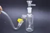 de alta qualidade DIY fumar Bong Ash Catchers 14,4 milímetros 14 milímetros com tubo de vidro de palha J-gancho clipes adaptador de plástico Keck para tubulações de água