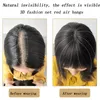 3D Bangs Invisible Seamless Head Hair Short Fake Clip in Bangs Women BB Clip Hair Pieces Hair Accessorics2995527