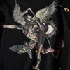 2019 Fashion Casual Hoodie Men Hip Hop Grim Reaper Print Sweatshirt Kvinnor Pullover Sweatshirts Gratis frakt