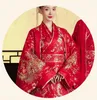 Padrão China antiga Roupa Dinastia Tang estilo chinês Hanfu vestido de casamento Vestuário Mulheres Noiva Phoenix Vestido Homens noivo Dragão Robe