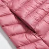 Femmes blanc duvet de canard gilet femmes Ultra léger duvet de canard gilet longue veste automne hiver col rond sans manches manteau