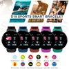 D18 Smart Horloge Mannen Vrouwen Bloeddruk Ronde Smart Polsband Waterdichte Sport Smart Horloge Fitness Tracker voor Telefoon Android IOS