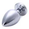 YUELV Unisex Stainless Steel Anal Butt Plug Metal Plated Jewelry Sex Stopper Anal Toys GSpot Anus Insert Adult Anal Sex Products 6795585