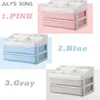 JULY039S SONG Plastic Cosmetic Drawer Organizer Makeup Storage Box Makeup Container Nail Casket Holder Desktop Sundry Storage C2993500528