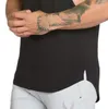 2019 nova moda roupas de ginástica para homens treino singlet musculação regata em torno do pescoço dos homens colete de fitness muscular sem mangas shirt304P