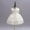 Мой ребенок 1-й первый день рождения платья для девочек Крещения крестия Крещение розовая принцесса TUTU формальное платье бальное платье малыша Vestido 0 2T