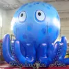 Grote blauwe opblaasbare octopus ballon Big Head and Tentakels Cartoon zeedierenmodel voor aquarium- en pretparkdecoratie