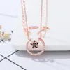 Star and Moon Pendant Necklace Mother Day Gift Wholesale Fashion Jewelry 925 sterling silver Cute Luxury Necklaces