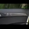 Carbon Fiber Door Panel Decoration Cover Trim Dashboard Panel Stickers For Audi Q3 2013-2017 Interior Accessories Car Styling