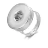 10pcslot mais recente judeu judeu de jóia prata 18 mm de botão de botão de metal anéis de gengibre para homens DIY presentes6688663
